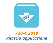 Ricezione 730-4 2018: rilascio applicazione