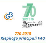 770 2018: riepilogo principali FAQ