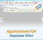 Applicazione F24: funzione Filtri