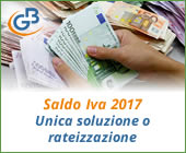 Caso pratico: Saldo Iva 2017, versamento in unica soluzione o rateizzato