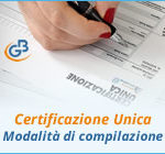 Certificazione Unica 2019: modalità di compilazione