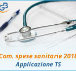 Comunicazione spese sanitarie 2018: applicazione Tessera Sanitaria