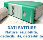 Dati Fatture: compilazione campi natura, esigibilità, deducibilità e detraibilità