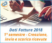 Dati Fatture 2018 (Nuovo Spesometro): 1° semestre - Creazione, invio e scarico ricevute