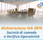 Dichiarazione IVA 2019: Società di comodo e Verifica Operatività