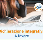 Dichiarazione integrativa a favore 2019