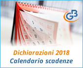 Dichiarazioni 2018: calendario delle nuove scadenze di presentazione