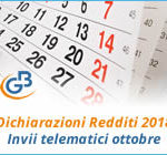 Dichiarazioni dei Redditi 2018: invii telematici nel mese di ottobre