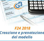 F24 2018: creazione e prenotazione del modello