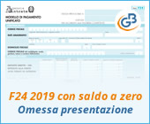 F24 con saldo a zero: ravvedimento per omessa presentazione