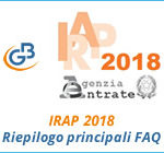 IRAP 2018: riepilogo principali FAQ