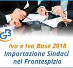 Dichiarazione Iva e Iva Base 2018: importazione Sindaci nel Frontespizio