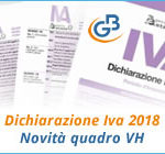 Dichiarazione Iva 2018: novità quadro VH