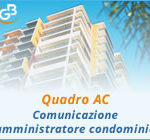 Quadro AC 2019: Comunicazione dell’amministratore di condominio