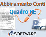 Quadro RE: abbinamento conti da Professionista