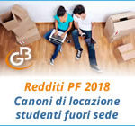 Redditi PF 2018: canoni di locazione studenti universitari fuori sede