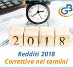 Redditi 2018: Correttiva nei termini