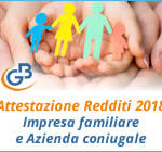 Attestazione Redditi 2018: Impresa familiare e Azienda coniugale