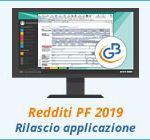 Redditi Persone Fisiche 2019: rilascio applicazione