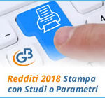 Redditi 2018: stampa completa del modello con Studi di Settore o Parametri