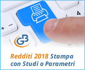 Redditi 2018: stampa completa del modello con Studi di Settore o Parametri