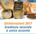 Dichiarazioni 2017: scadenza secondo / unico acconto