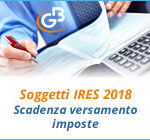 Soggetti IRES 2018: scadenza versamento imposte