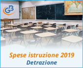 Spese istruzione 2019: detrazione