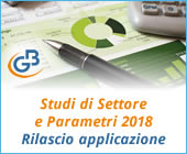 Studi di Settore e Parametri 2018: rilascio applicazione