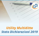 Utility Multiditta: Stato delle Dichiarazioni 2019