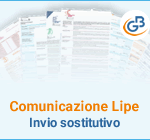 Comunicazione Lipe: invio sostitutivo