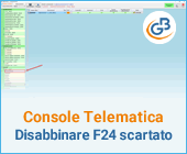 Come disabbinare dalla Console un F24 scartato: caso pratico