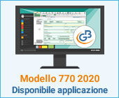 Modello 770 2020: disponibile applicazione