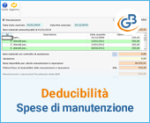 Deducibilità delle spese di manutenzione