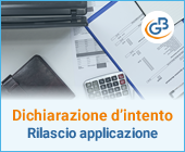 Dichiarazione d’intento 2021: rilascio applicazione