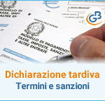 Dichiarazione tardiva 2020: termini e sanzioni