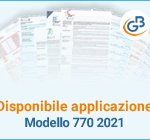 Disponibile applicazione: Modello 770 2021