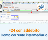 F24 con addebito su conto corrente Intermediario