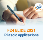 F24 ELIDE 2021: rilascio applicazione