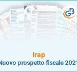 Irap: nuovo prospetto fiscale 2021