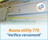 Nuova utility 770: gestione “Verifica Versamenti”