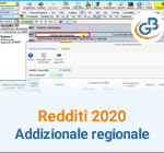 Redditi 2020: Addizionale regionale