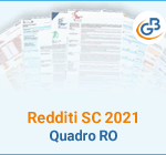 Redditi SC 2021: Quadro RO